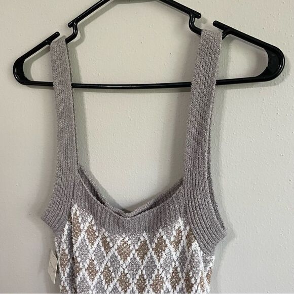 Free People X REVOLVE Dream Diamonds Romper in Grey Combo - Picture 8 of 12